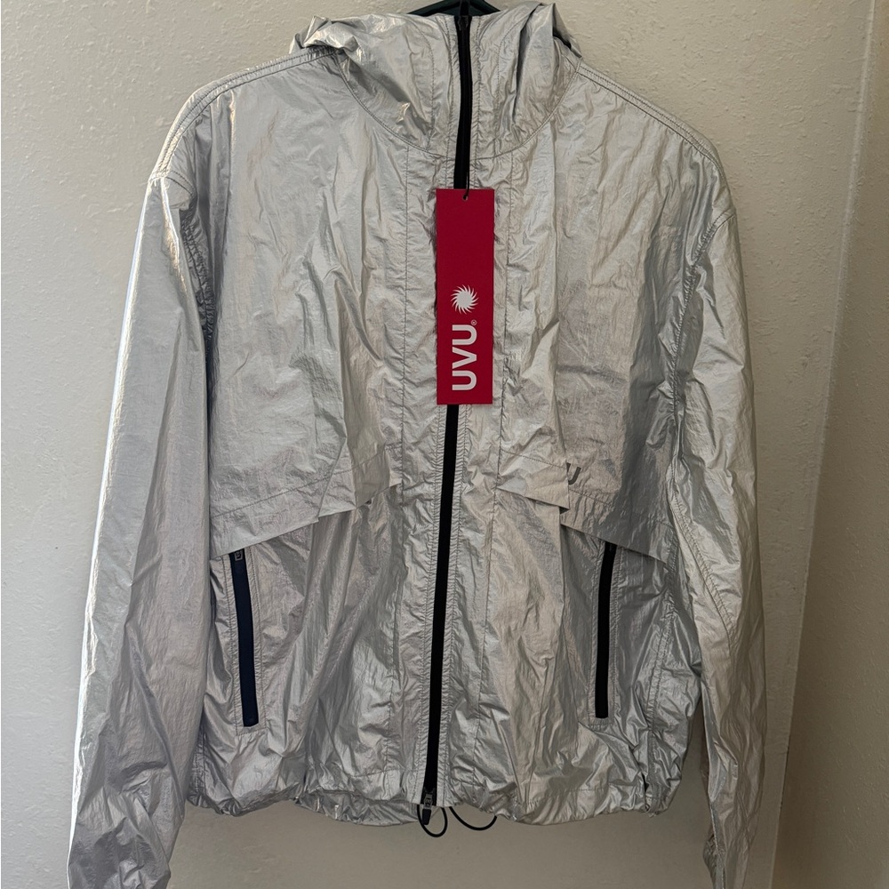 UVU Silver Windbreaker Jacket